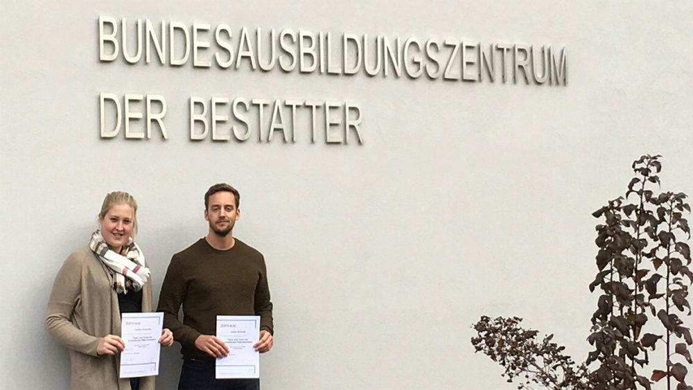 Lehrgang Kosmetische Rekonstruktion im Bundesausbildungszetrum der Bestatter