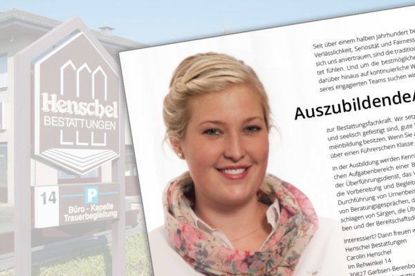 Stellenangebot Auszubildender