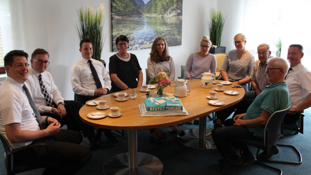 Kuchen essen mit unserem Team